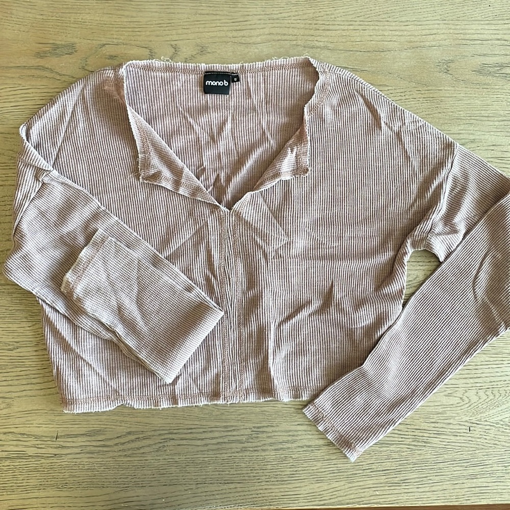 Dusty pink crop top